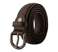 RGWYGCG Cinturones de cuero de grano completo para mujer, cinturón de cintura a la moda, elegantes cinturones de negocios para jeans, vestido casual, Marrón, 100CM/39.4''