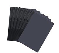 RGYBAO 6 fundas para archivos tamaño carta, carpeta de documentos con abrazadera giratoria abierta lateral, resistente al agua, organizador de archivos de 11.4 x 9 pulgadas