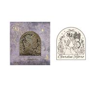 RGYBAO Abrazadera de papel vintage de metal para álbumes de recortes, clip decorativo para diario, álbum de fotos, manualidades