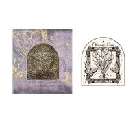 RGYBAO Abrazadera de papel vintage de metal para álbumes de recortes, clip decorativo para diario, álbum de fotos, manualidades