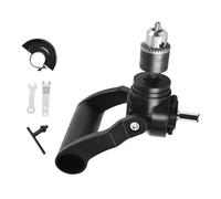 RGYBAO Adaptador de portabrocas en ángulo recto, antideslizante, multifuncional, accesorio de taladro en ángulo recto, accesorio de metal