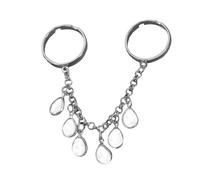 RGYBAO Anillos abiertos con flecos geométricos, joyería de mano, textura de aleación de dedos, adecuados para entusiastas de la moda, presentes, flecos geométricos, citas, apertura de dedo ajustable