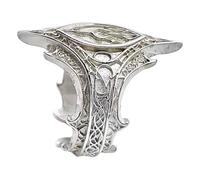 RGYBAO Anillos abiertos góticos inspirados en aleación ajustable, accesorio único de moda oscura para mujeres y hombres, joyería de aleación de estilo gótico, One Size, como se describe, como se