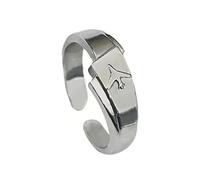 RGYBAO Anillos modernos para parejas, sofisticados, multifuncionales, apertura de joyería para personas de moda, cualquier atuendo temático de aviación, One Size, como se describe, como se describe