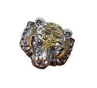RGYBAO Anillos retro de animales con banda abierta, tamaño ajustable, accesorios de dedo de aleación, joyería de hip hop, One Size, como se describe, como se describe