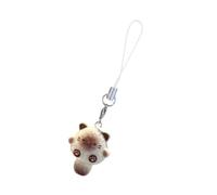 RGYBAO Bonito accesorio de teléfono con diseño de gato de dibujos animados 3D, accesorio elegante para un toque de ternura, 2.1x2.7cm, Resina, No es una piedra preciosa