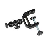 RGYBAO Brazo de abrazadera de montaje para cámara con rosca de 1/4-20 para cámara de acción, luz intermitente, micrófonos, monitor, soporte de seguridad DSLR