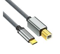 RGYBAO Cable de impresora USB 2.0 a USB B, cable tipo C, macho a macho, adaptador de extensión de datos de impresión, repuesto de datos de PVC