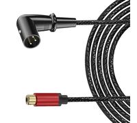 RGYBAO Cable de sonido XLR macho a RCA hembra, contactos dorados, núcleos de cobre, funda de poliuretano flexible, carcasa de metal, para estudio, uso doméstico, XLRs a RCA, chapado en oro