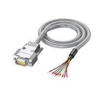 RGYBAO Cable RS232 de 9 pines macho a hembra, convertidor recto industrial simple para aplicación de cableado dinámico, automatización industrial