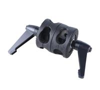 RGYBAO Camera C056 - Ruedas de abrazadera con doble cabezal giratorio, rotación de 360 grados, bloqueable para fotos estables de cámara