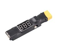 RGYBAO Cargadores multifunción LiBattery para juguete remoto con indicadores de descarga USB y función de descarga, carcasa compacta de ABS, descargador de batería