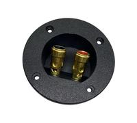 RGYBAO Conectores de abrazadera de resorte redondos de 75/82/90 mm, cobre libre de oxígeno para mejorar el sonido, no atornillar, clip de resorte, conectores de altavoces
