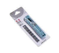 RGYBAO Dispensador multifuncional de abrazadera de archivo con 8 piezas de repuesto de abrazadera de papel de metal de 5/8 pulgadas para oficina, escuela y uso doméstico