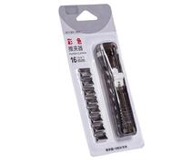 RGYBAO Dispensador multifuncional de abrazadera de archivo con 8 piezas de repuesto de abrazadera de papel de metal de 5/8 pulgadas para oficina, escuela y uso doméstico