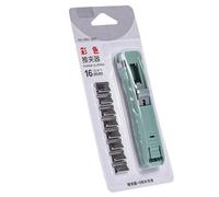 RGYBAO Dispensador multifuncional de abrazadera de archivo con 8 piezas de repuesto de abrazadera de papel de metal de 5/8 pulgadas para oficina, escuela y uso doméstico