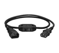 RGYBAO Duty C13 C14 - Cable de extensión de alimentación con interruptores, pieza de repuesto, perfecto para estaciones de trabajo, centros de datos, laboratorios, cable de alimentación