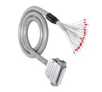 RGYBAO Duty DB25 RS232 - Cable de extensión macho a hembra de 25 pines para transmisión de datos de computadora industrial, cable de temperatura extrema