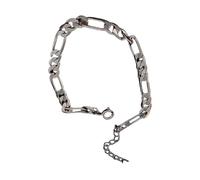 RGYBAO Elegante pulsera de cadena hueca, joyería de oficina, casual, textura de aleación para varias ocasiones, 20*3*3CM, Metal, No es una piedra preciosa