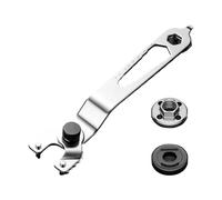 RGYBAO - Llave inglesa de amoladora en ángulo ajustable 12 en 1, herramienta para mecánica, varios tamaños de perno de tuerca, mango ergonómico