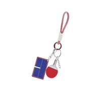 RGYBAO Llavero de volante atlético, plan permanente para llevar, adorno personalizable, gran regalo para fanáticos atléticos, llavero creativo de bádminton, accesorio deportivo, duradero