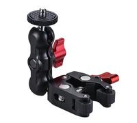 RGYBAO Monopod - Soporte para manillar de motocicleta con rosca de 1/10.2 cm 3/20.3 cm para monitor, luz LED de vídeo, abrazadera de aluminio para fotografía