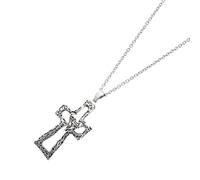 RGYBAO Pendientes religiosos de moda, aretes de gota, collar religioso adecuado para la mujer moderna, 6X2.2CM, Metal, No es una piedra preciosa
