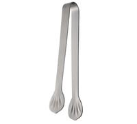 RGYBAO Pinzas ergonómicas para cubitos de hielo, acero inoxidable, para café, postres, bufé, barbacoa, cocina, freír, postre, elegante, abrazadera de azúcar