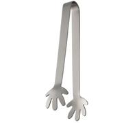 RGYBAO Pinzas ergonómicas para cubitos de hielo, acero inoxidable, para café, postres, bufé, barbacoa, cocina, freír, postre, elegante, abrazadera de azúcar