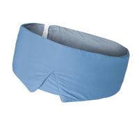 RGYBAO Protector de ojos de doble cara, cobertura completa, seda de hielo, con correa ajustable para viajes, camping