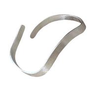 RGYBAO Pulsera de metal modificable con patrón de fluctuación texturizada, plan sin límites, joyería diaria para todos los días, pulsera artesanal única