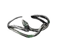 RGYBAO Pulsera de serpiente de estilo gótico oscuro que simboliza misterio y poder para entusiastas de la moda, uso casual, Adjustable, Metal, No es una piedra preciosa