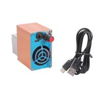 RGYBAO Soplador de carcasa de metal portátil con cable USB intercambiable de doble velocidad alta para acampar al aire libre barbacoa arranque