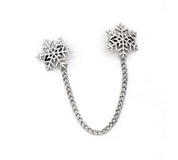 RGYBAO Suéter vintage con clip para chal, cadena de cárdigan, cierre de cuello de moda, para mujer, cierre de ropa, negocios, reuniones, joyería, 2.8*2.8cm, Metal, No es una piedra preciosa
