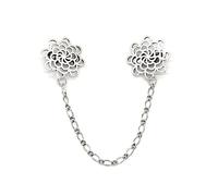 RGYBAO Suéter vintage con clip para chal, cadena de cárdigan, cierre de cuello de moda, para mujer, cierre de ropa, negocios, reuniones, joyería, 2.8*2.8cm, Metal, No es una piedra preciosa