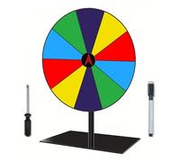 RGYBAO Tocadiscos de mesa borrable reutilizable con ruedas de la fortuna, rueda de ruleta, máquina de lotería, tocadiscos borrable para fiestas