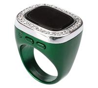 RGYBAO Upgrades - Contador electrónico de dedos Tasbih con pantalla grande, anillos inteligentes de oración islamista y alerta Azan, anillos de oración unisex islamistas inteligentes