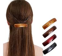 RGZ 4pcs Horquillas automáticas, grandes, para cabello fino y de grosor medio, estilo vintage para mujeres y niñas
