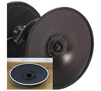 Rgzqrq 2 Piezas Protectores de Suelo para Taburete Bar, Protector de Junta Anillo de Almohadilla Deslizante de Goma Antideslizante para Silla o Taburete de Bar con Base Redonda (55 cm, Negro)