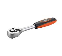 RH 170715 Llave de Carraca, Mango grís y cuerpo grís/negro, 1/4"