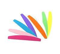 RHAIYAN 50/100/200 unids/lote de limas de uñas de madera coloridas, Lima de pulido de uñas de media luna, herramientas de manicura y pedicura, producto profesional for uñas Specific (Color : 100PCS)