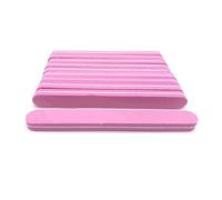 RHAIYAN 50 unids/lote de esmeril de esponja, limas de uñas profesionales 100 180, juego de herramientas for decoración de uñas, lijado, pulido y manicura Specific (Color : 50pcs pink)