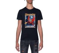 Rhapsody - Sinfonía De Tierras Encantadas Camiseta De Manga Corta Negra con Cuello Redondo para Hombre