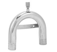 Rhawuy 316 Stainless Steel Backflow Prevention Siphon Vent Loop Valve | 38mm Vented Loop Helps Avoid Water Backflow | Marine Grade Replacement for Yacht/Ship/Motorhome