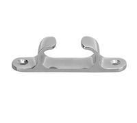 Rhawuy 316 Stainless Steel Mooring Cleat 100mm | Saltwater - Ready for Boats & Yachts | Easy Install Horn Cleat for Docking/Anchoring/Mooring Lines