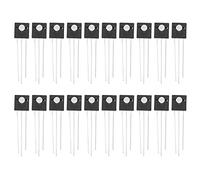 Rhawuy 3mm LED Lamp Holder | 20Pcs 3 - Pin Common Anode Base for Diode Indicators | 2 - Color/Single - Hole Design | Nylon Material, Heat & (Left red, right green)