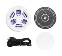 Rhawuy Attachable Phone Cooler with Semiconductor Tech | 3 - Level Adjustable 5500RPM Cooling Fan for Gaming Phones | Quick Cooling for iOS Devices/Mobile Devices | 5V 3A Intelligent (White)