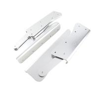 Rhawuy Boat Folding Seat Hinge Heavy Duty | 8mm Aluminum Alloy Pinch Protection for Yacht Seats | Space Saving Marine Hinges for Pontoon Boats | Pair of Anodized Handles