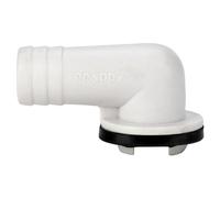 Rhawuy Conditioner Drain Outlet Connector | ABS Right Angle Pipe Fitting for AC Drainage | Universal Tool for Most Conditioners/HVAC Systems | Easy Install,