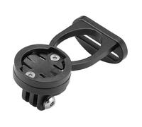 Rhawuy Cycling Computer Mount | Aluminum Alloy Extension Bracket with Illumination Clamp Base | Adjustable Stopwatch Holder for Two - Wheelers/Road Two - Wheelers/Mountain Two - (Black)